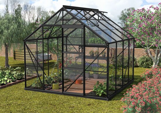 Merkur 6700 juodas (6,7 m2; 2,57 x 2,58 m)  + pamatas