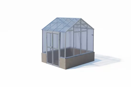 Stiklinis šiltnamis Verso J 2 su pakeltu pamatu
