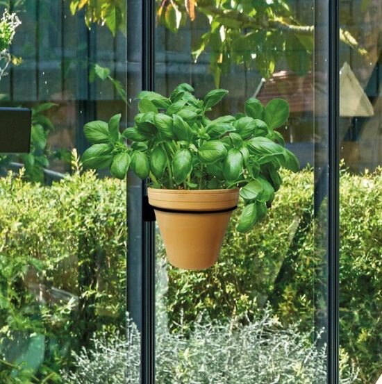 Vazonėlio laikiklis skirtas stikliniam šiltnamiui (F04842) 